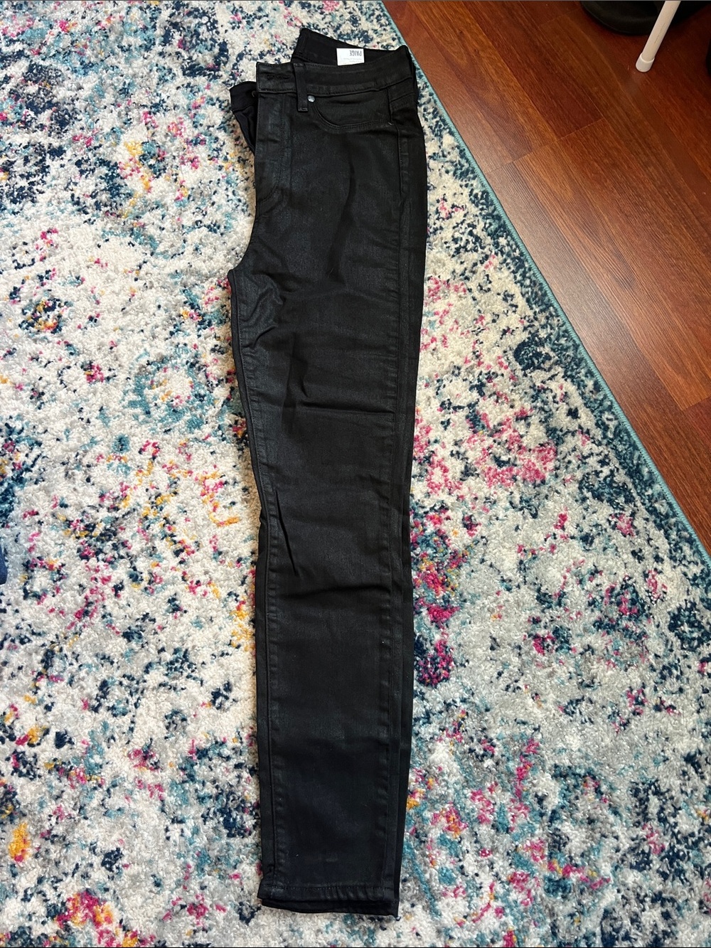 Paige Margot Ankle Jean Women's Black Skinny Jeans - size 28
